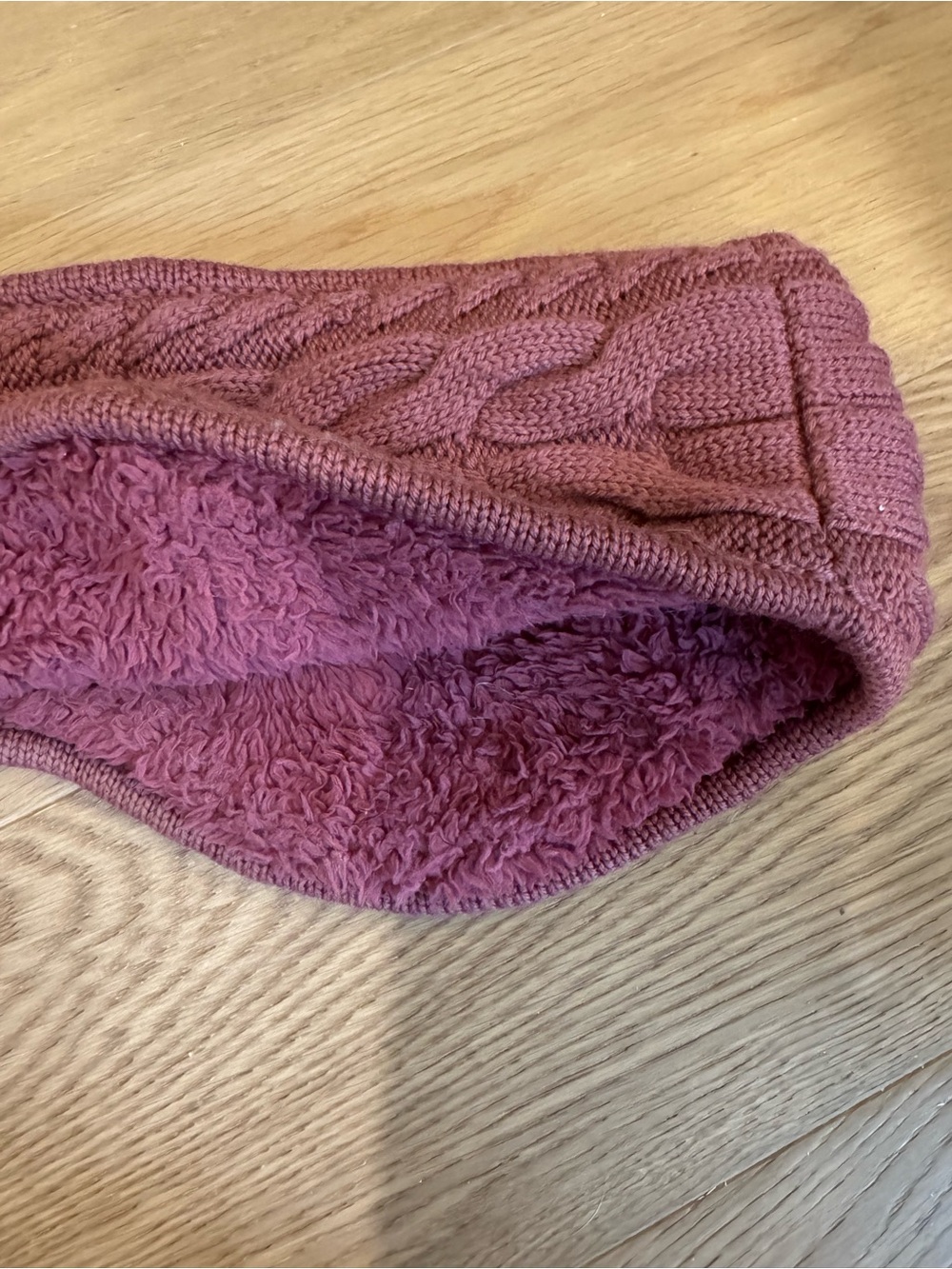 Lululemon Knit Cable Headwarmer - Dusty Rose - Picture 3 of 3